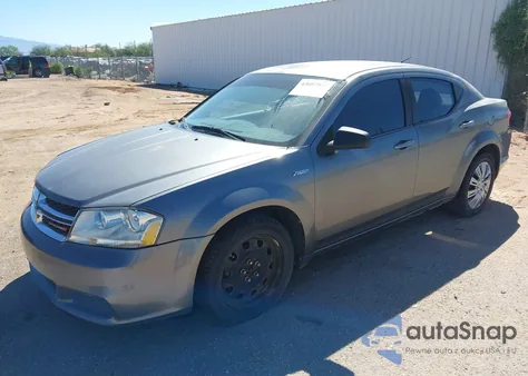 2013 Dodge Avenger Se from USA, damaged, VIN 1C3CDZAB2DN591936